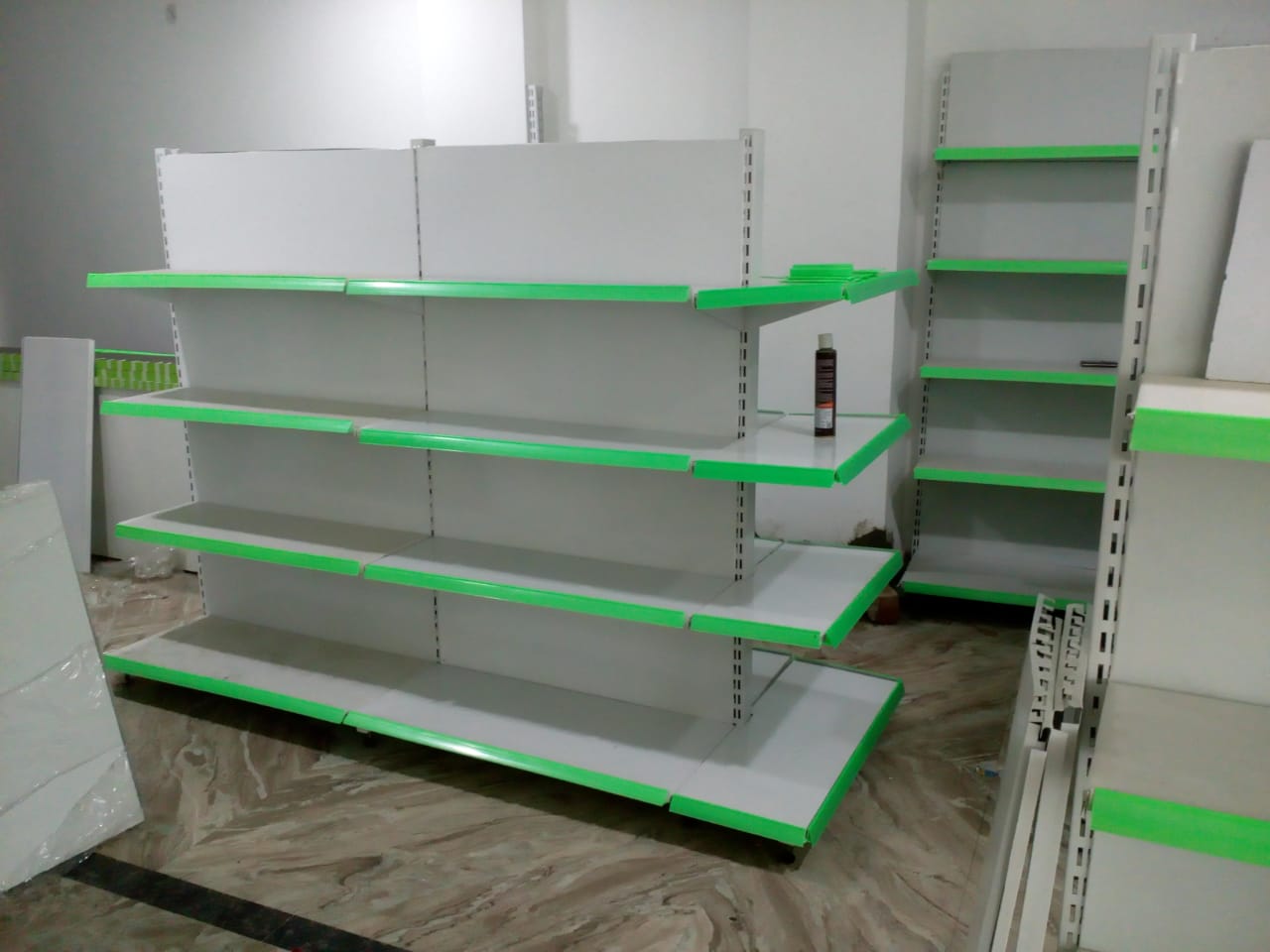 Square End Cap Supermarket Rack